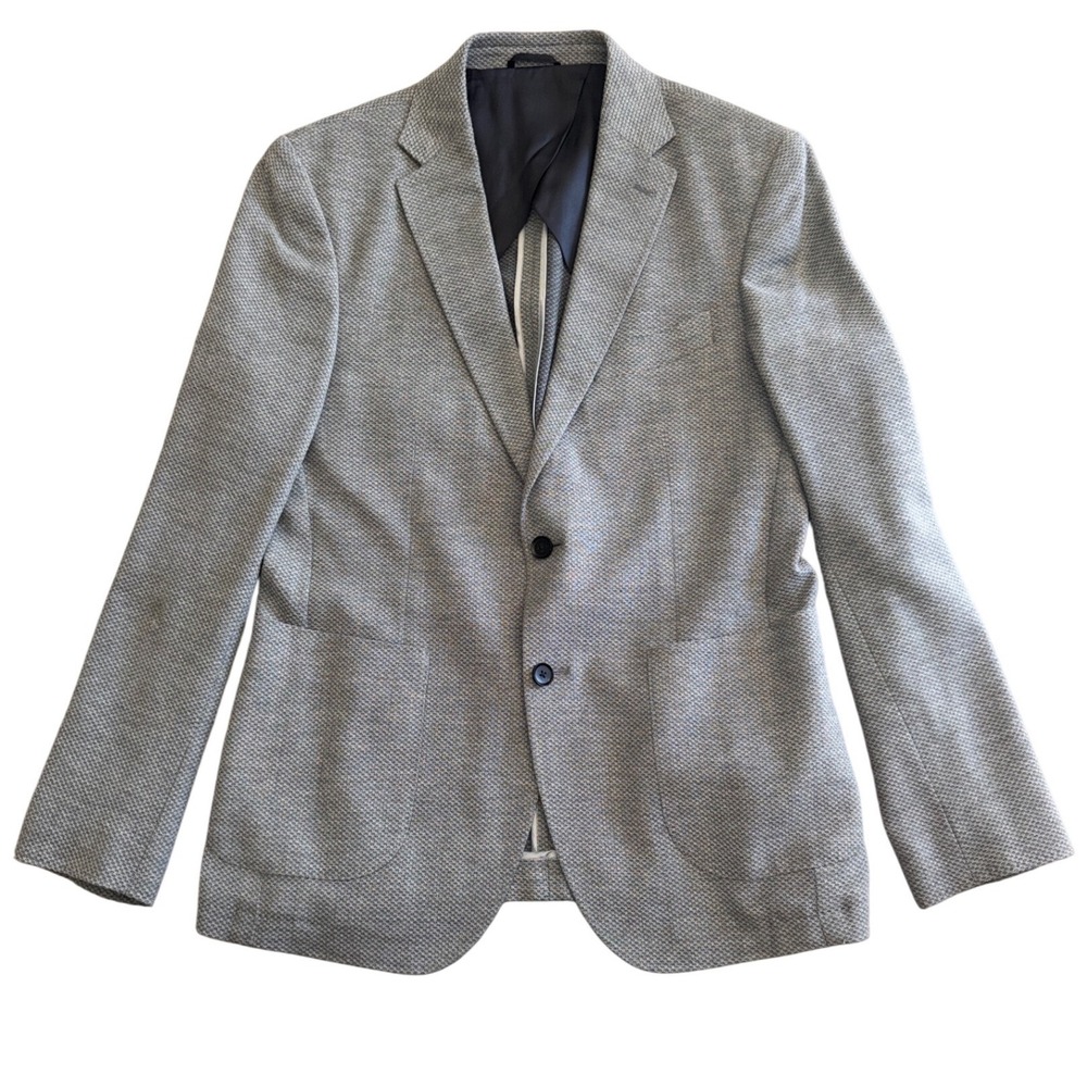 Rodd & Gunn Marlane Italy Grey Wool Blend Blazer Jacket Mens Size M Unstructured